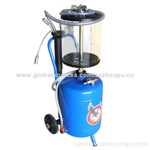 Air-operated waste oil suction drainer for car repairing